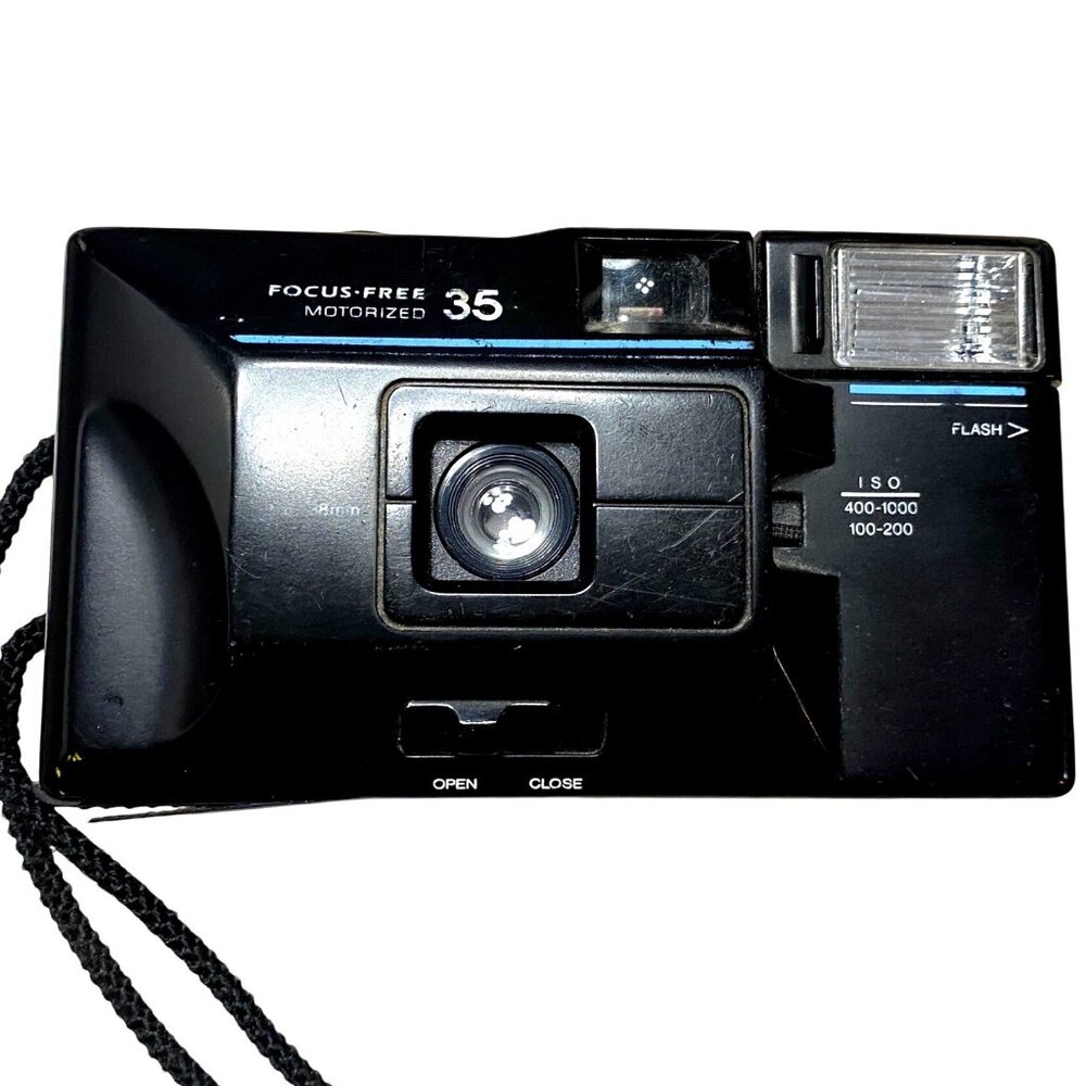 Vintage Sears Motorized 35 mm Camera Model No.198.736101 Untested